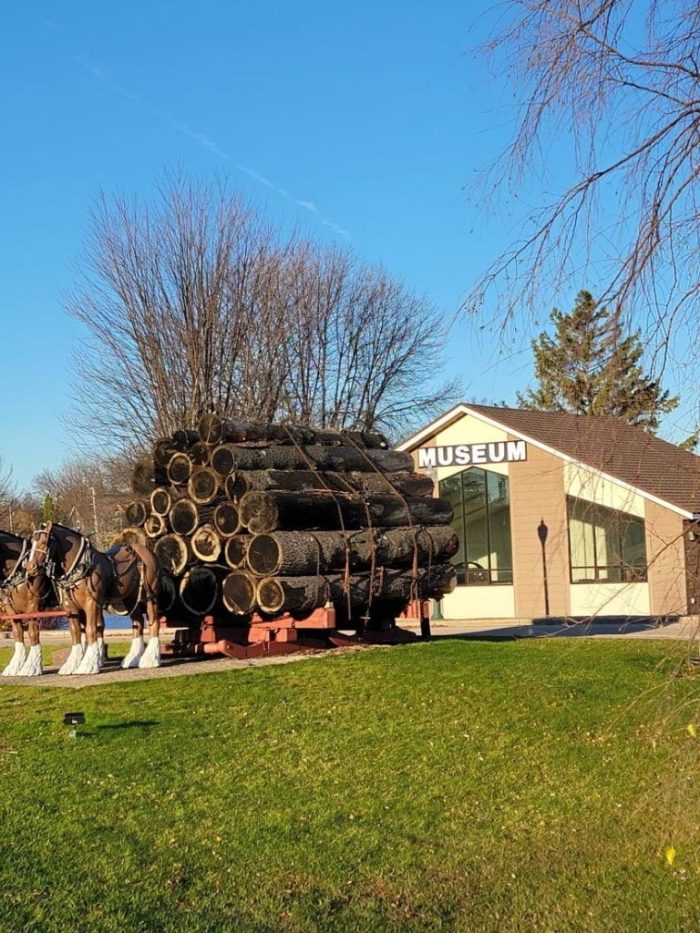 Picture of logging museum in Marinette